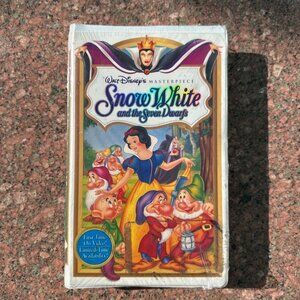 💎 Walt Disney Masterpiece Collection Snow White VHS tape RARE 1524 Edition